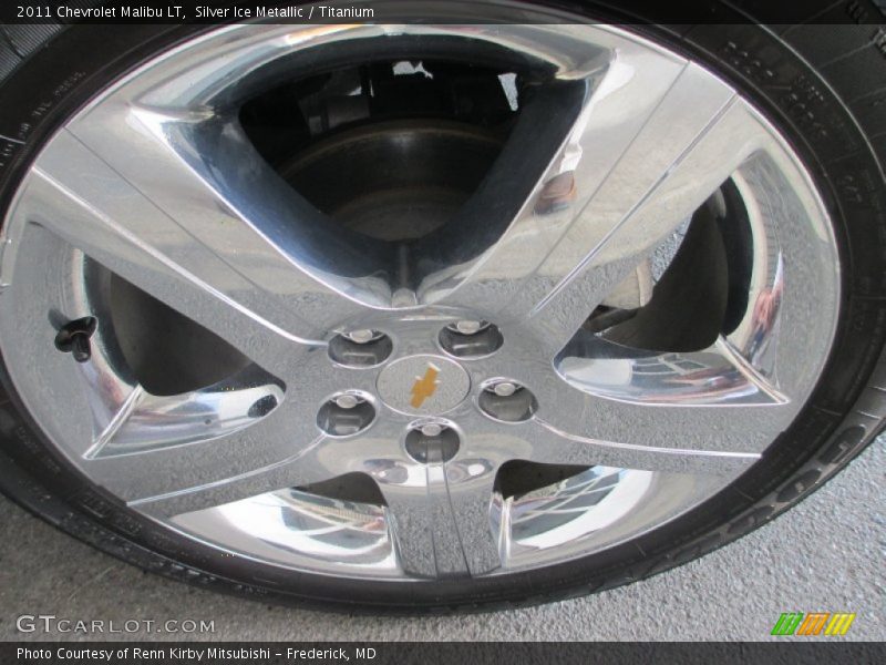 Silver Ice Metallic / Titanium 2011 Chevrolet Malibu LT