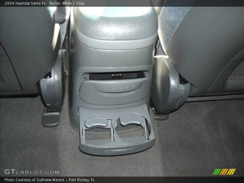 Nordic White / Gray 2004 Hyundai Santa Fe