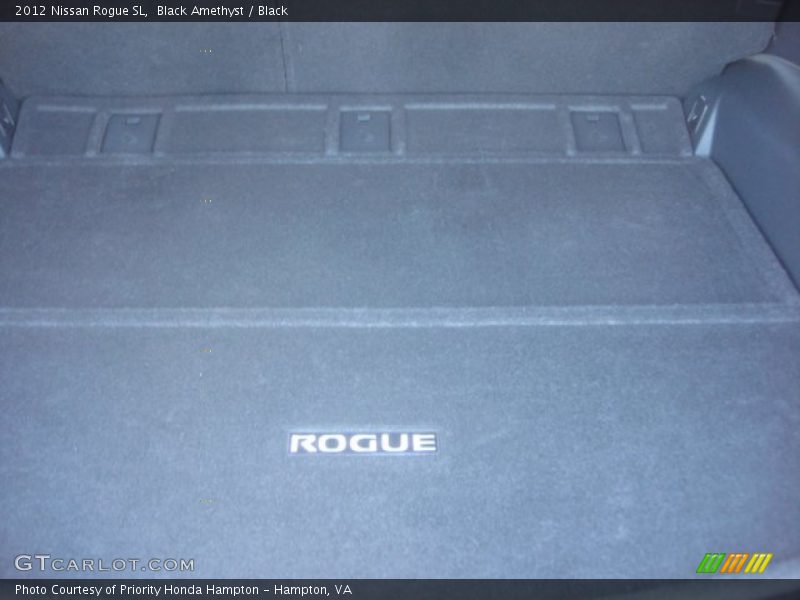 Black Amethyst / Black 2012 Nissan Rogue SL