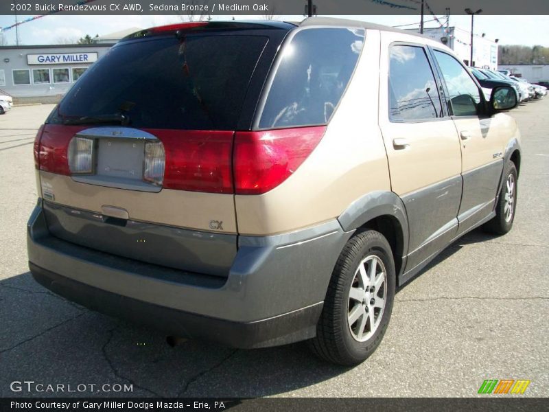 Sedona Bronze / Medium Oak 2002 Buick Rendezvous CX AWD