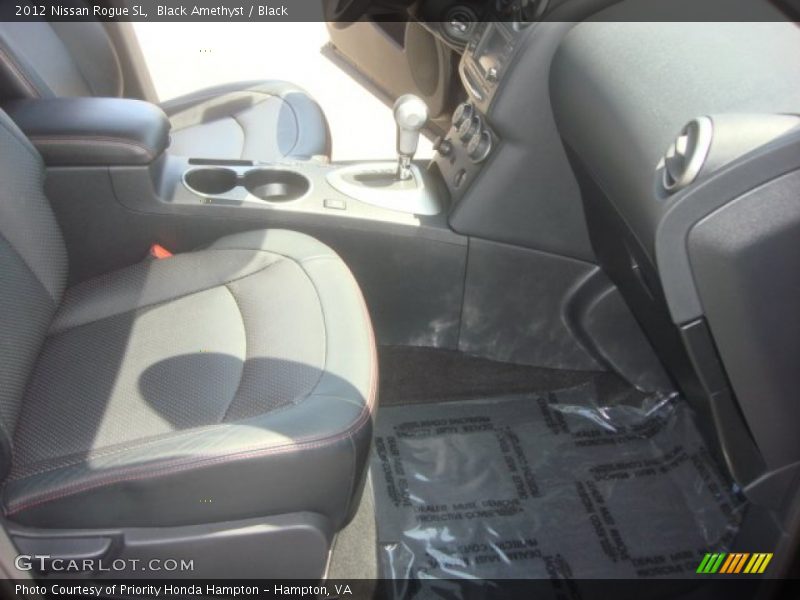 Black Amethyst / Black 2012 Nissan Rogue SL