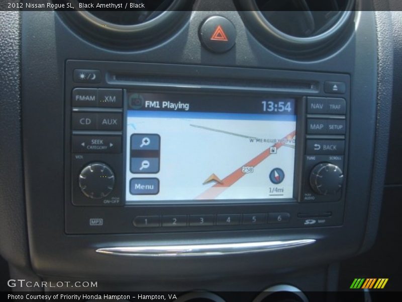 Black Amethyst / Black 2012 Nissan Rogue SL