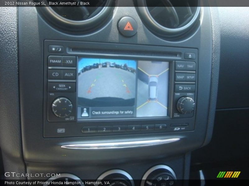 Black Amethyst / Black 2012 Nissan Rogue SL