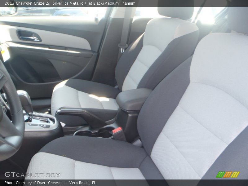 Silver Ice Metallic / Jet Black/Medium Titanium 2013 Chevrolet Cruze LS