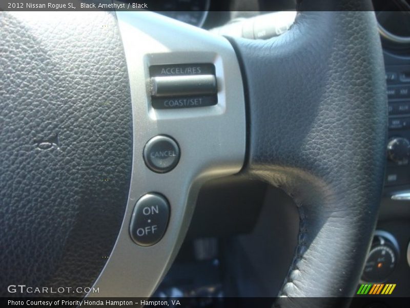 Black Amethyst / Black 2012 Nissan Rogue SL