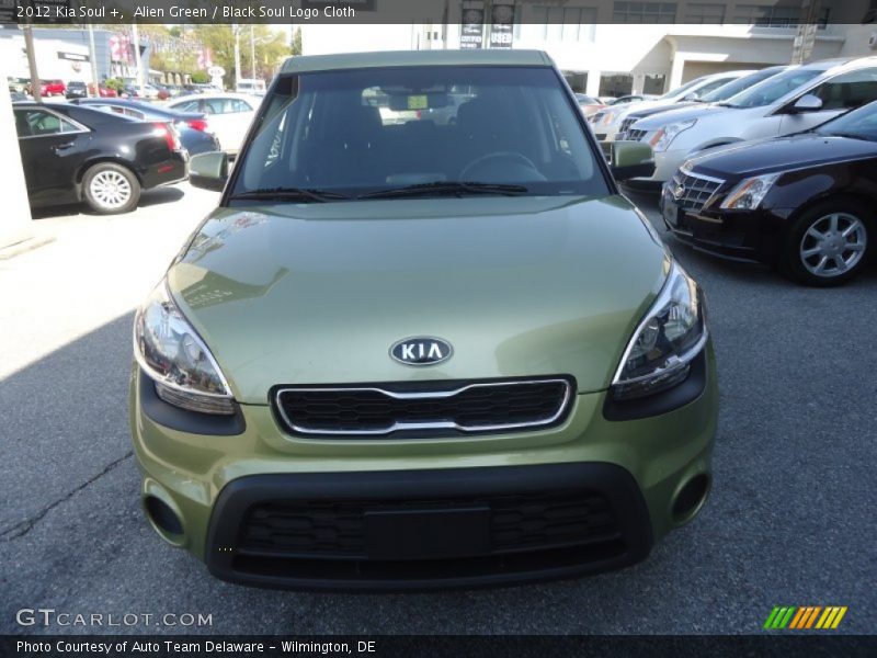 Alien Green / Black Soul Logo Cloth 2012 Kia Soul +