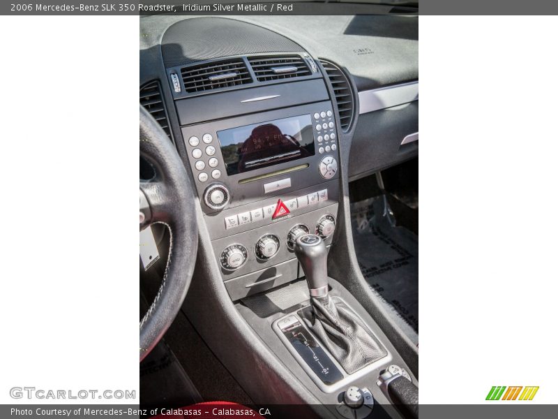 Iridium Silver Metallic / Red 2006 Mercedes-Benz SLK 350 Roadster