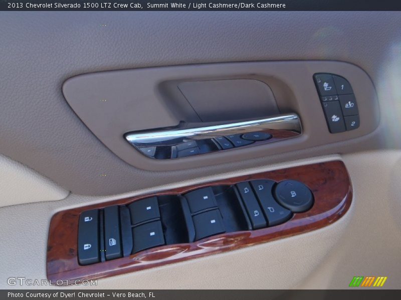 Summit White / Light Cashmere/Dark Cashmere 2013 Chevrolet Silverado 1500 LTZ Crew Cab