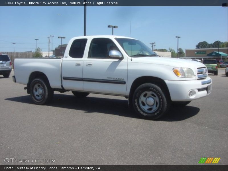 Natural White / Light Charcoal 2004 Toyota Tundra SR5 Access Cab