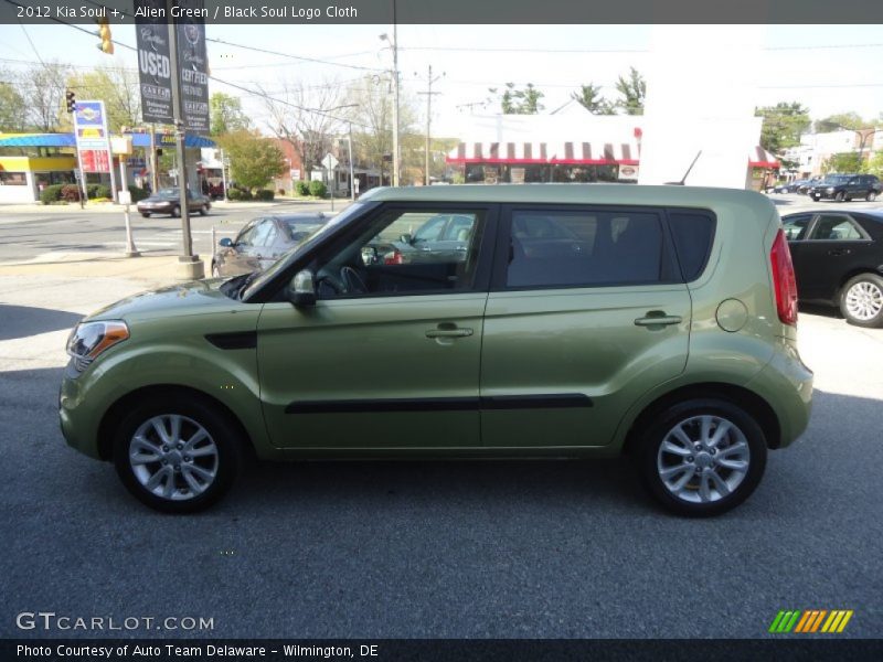 Alien Green / Black Soul Logo Cloth 2012 Kia Soul +