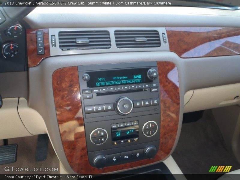 Summit White / Light Cashmere/Dark Cashmere 2013 Chevrolet Silverado 1500 LTZ Crew Cab