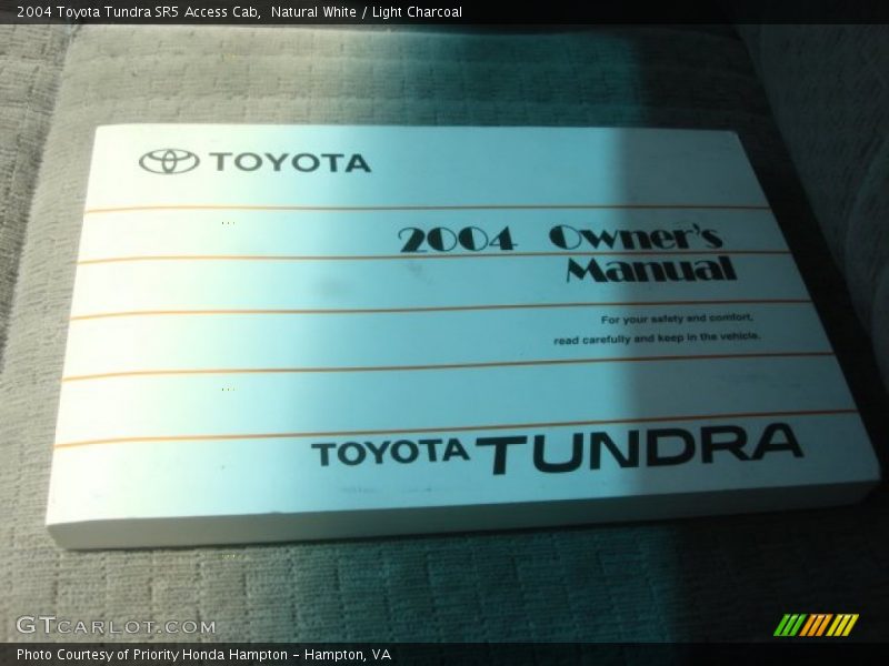 Natural White / Light Charcoal 2004 Toyota Tundra SR5 Access Cab