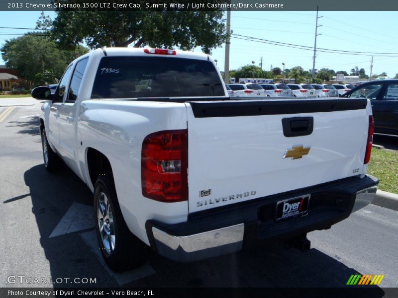 Summit White / Light Cashmere/Dark Cashmere 2013 Chevrolet Silverado 1500 LTZ Crew Cab