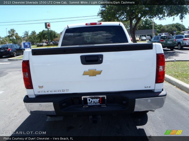Summit White / Light Cashmere/Dark Cashmere 2013 Chevrolet Silverado 1500 LTZ Crew Cab