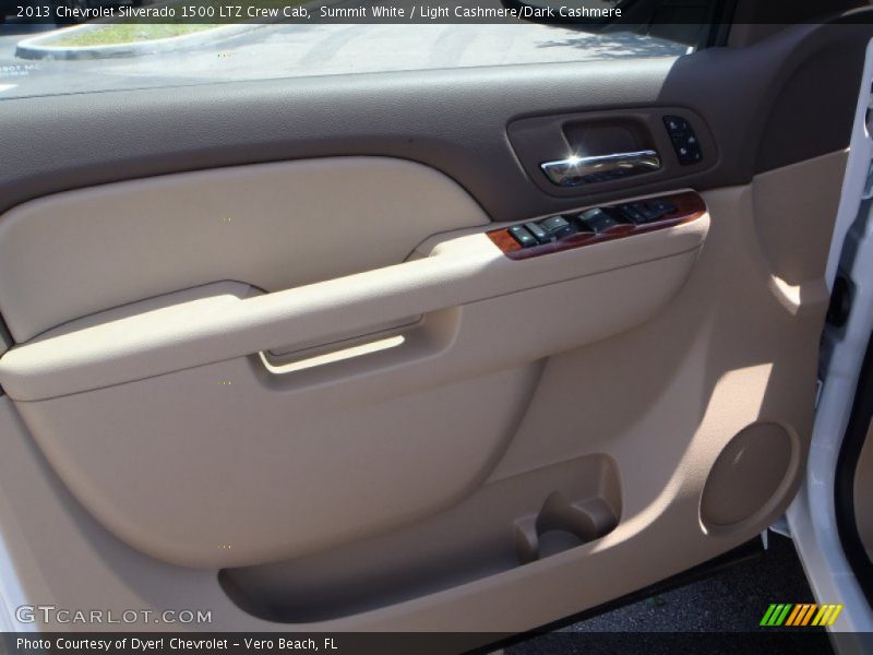 Summit White / Light Cashmere/Dark Cashmere 2013 Chevrolet Silverado 1500 LTZ Crew Cab
