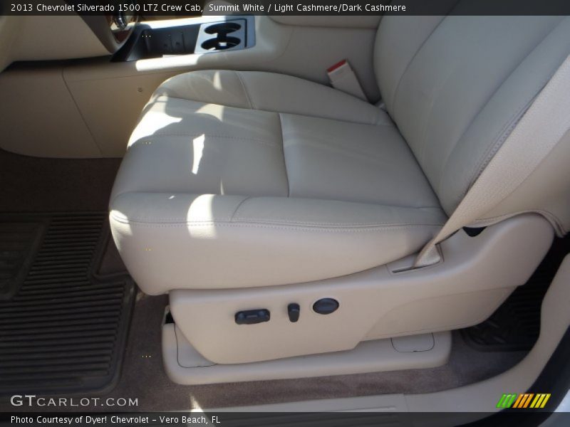 Summit White / Light Cashmere/Dark Cashmere 2013 Chevrolet Silverado 1500 LTZ Crew Cab