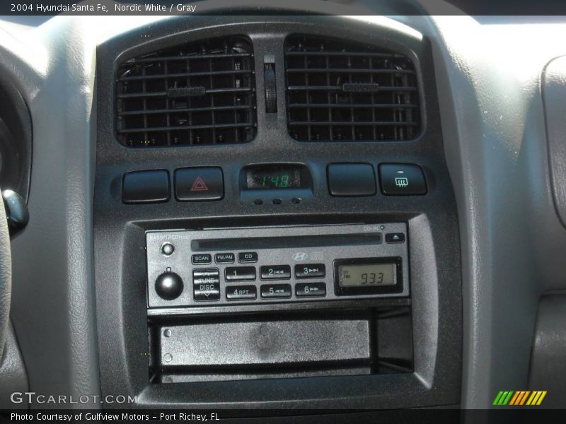 Nordic White / Gray 2004 Hyundai Santa Fe