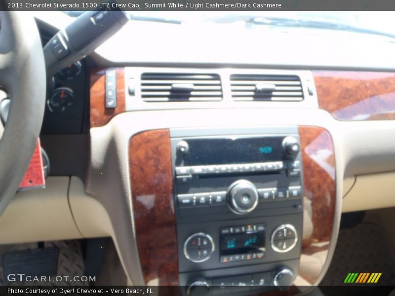 Summit White / Light Cashmere/Dark Cashmere 2013 Chevrolet Silverado 1500 LTZ Crew Cab