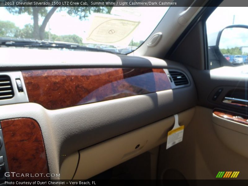 Summit White / Light Cashmere/Dark Cashmere 2013 Chevrolet Silverado 1500 LTZ Crew Cab