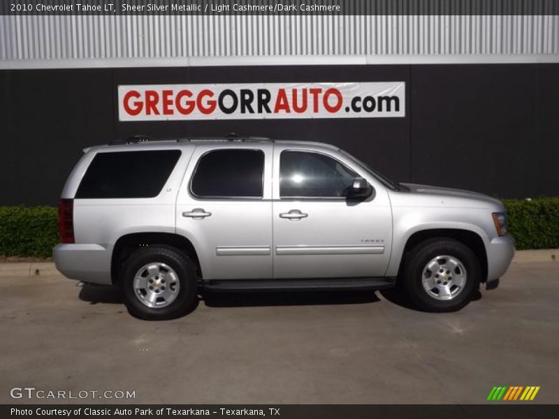 Sheer Silver Metallic / Light Cashmere/Dark Cashmere 2010 Chevrolet Tahoe LT