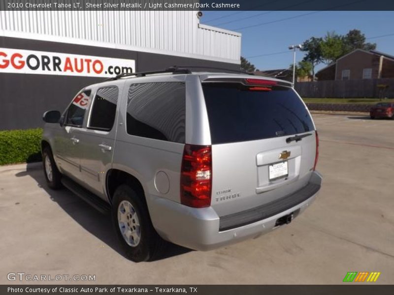 Sheer Silver Metallic / Light Cashmere/Dark Cashmere 2010 Chevrolet Tahoe LT