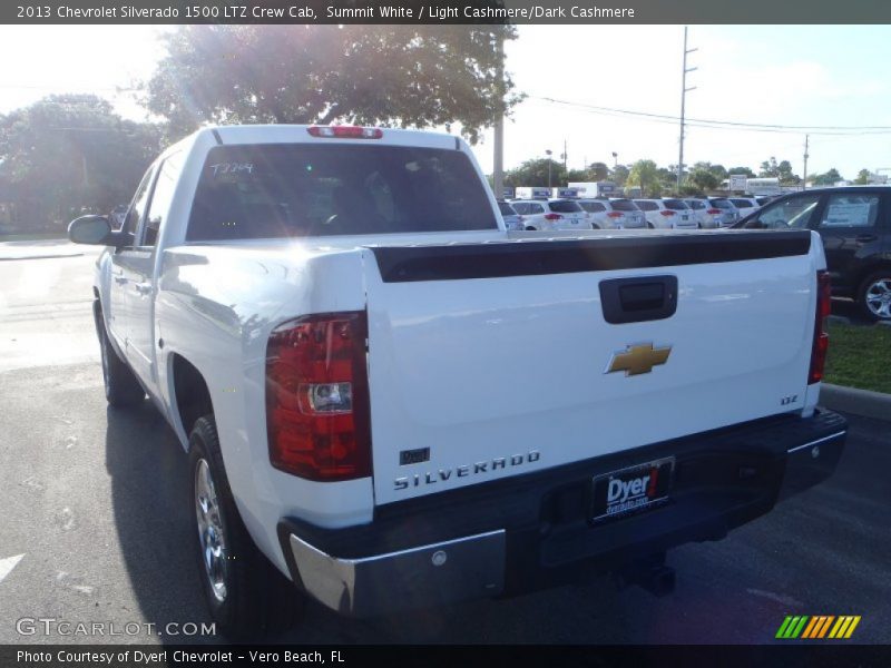 Summit White / Light Cashmere/Dark Cashmere 2013 Chevrolet Silverado 1500 LTZ Crew Cab