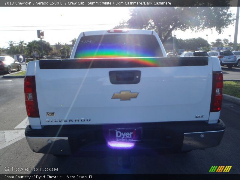Summit White / Light Cashmere/Dark Cashmere 2013 Chevrolet Silverado 1500 LTZ Crew Cab