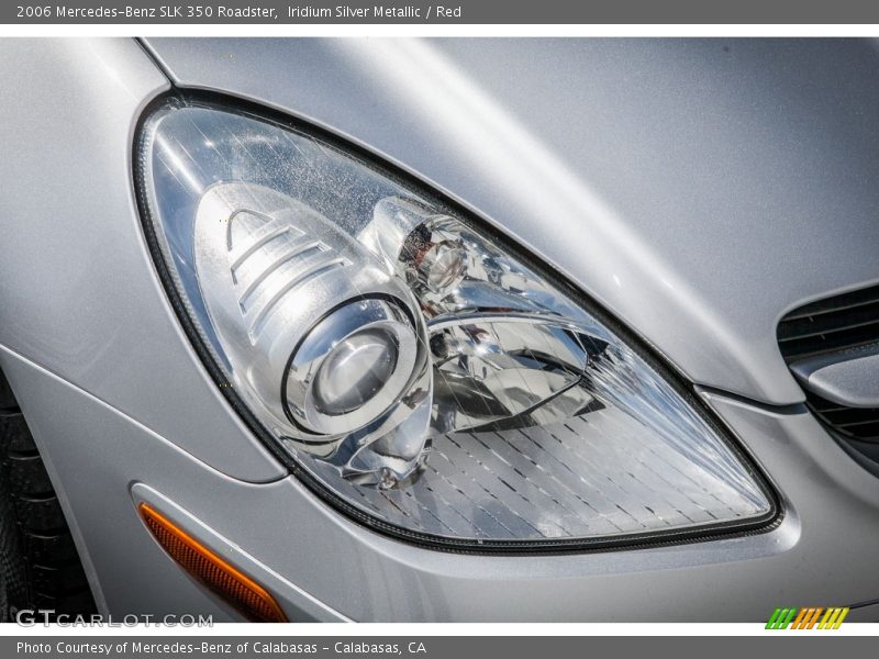 Iridium Silver Metallic / Red 2006 Mercedes-Benz SLK 350 Roadster