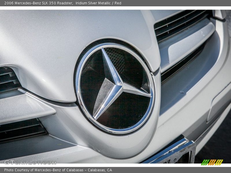 Iridium Silver Metallic / Red 2006 Mercedes-Benz SLK 350 Roadster