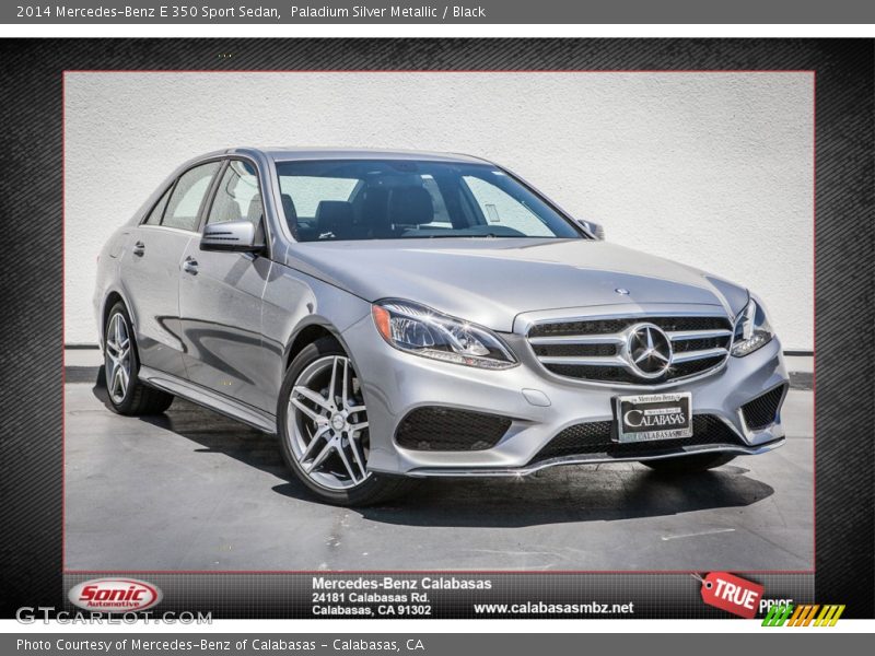 Paladium Silver Metallic / Black 2014 Mercedes-Benz E 350 Sport Sedan
