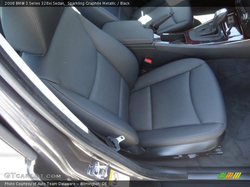 Sparkling Graphite Metallic / Black 2008 BMW 3 Series 328xi Sedan