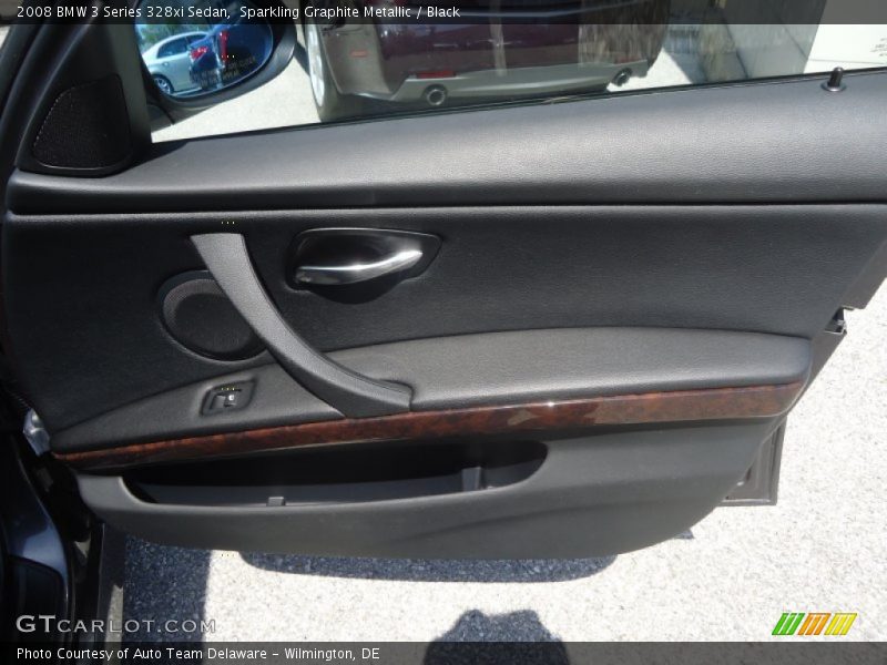 Sparkling Graphite Metallic / Black 2008 BMW 3 Series 328xi Sedan