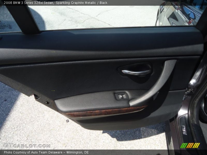 Sparkling Graphite Metallic / Black 2008 BMW 3 Series 328xi Sedan
