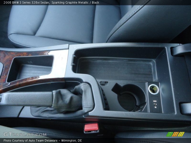 Sparkling Graphite Metallic / Black 2008 BMW 3 Series 328xi Sedan