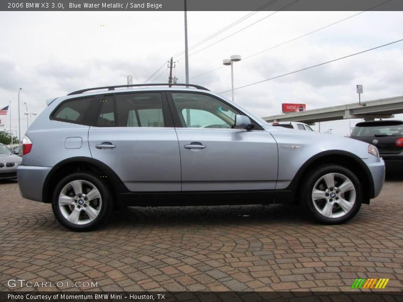 Blue Water Metallic / Sand Beige 2006 BMW X3 3.0i