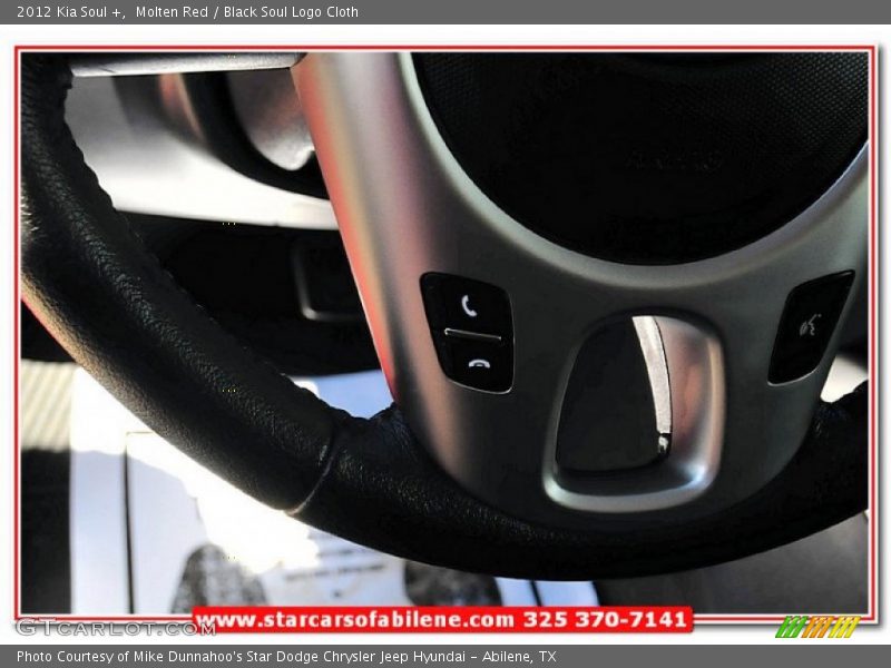 Molten Red / Black Soul Logo Cloth 2012 Kia Soul +