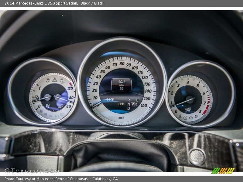  2014 E 350 Sport Sedan 350 Sport Sedan Gauges