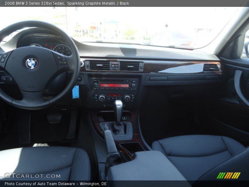 Sparkling Graphite Metallic / Black 2008 BMW 3 Series 328xi Sedan