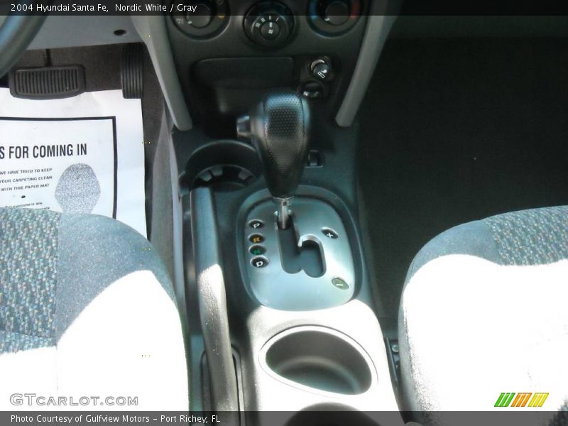 Nordic White / Gray 2004 Hyundai Santa Fe