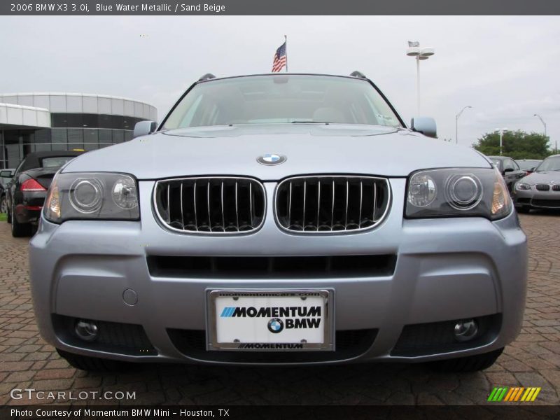 Blue Water Metallic / Sand Beige 2006 BMW X3 3.0i