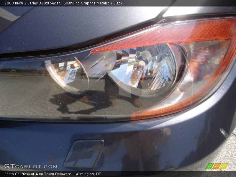 Sparkling Graphite Metallic / Black 2008 BMW 3 Series 328xi Sedan