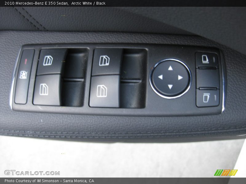 Arctic White / Black 2010 Mercedes-Benz E 350 Sedan