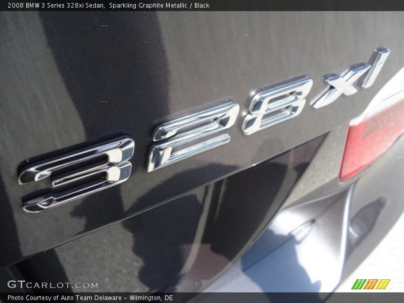 Sparkling Graphite Metallic / Black 2008 BMW 3 Series 328xi Sedan