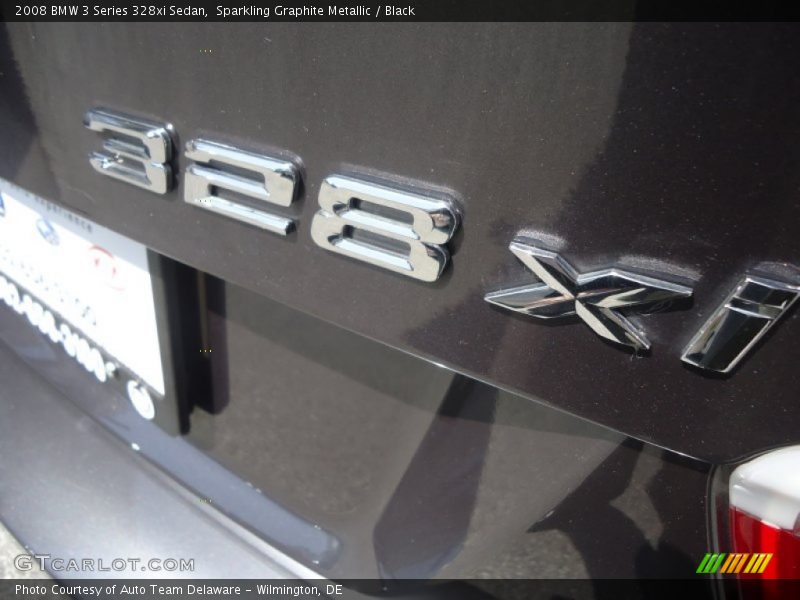 Sparkling Graphite Metallic / Black 2008 BMW 3 Series 328xi Sedan