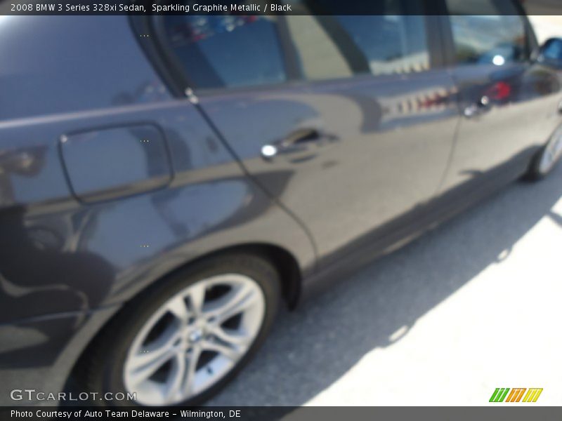 Sparkling Graphite Metallic / Black 2008 BMW 3 Series 328xi Sedan