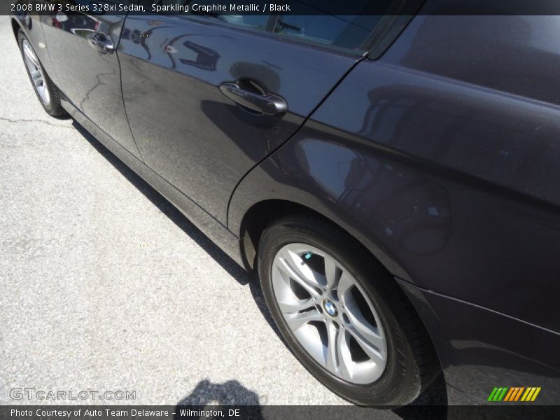 Sparkling Graphite Metallic / Black 2008 BMW 3 Series 328xi Sedan