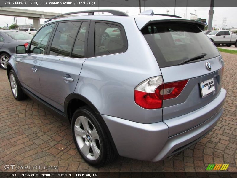 Blue Water Metallic / Sand Beige 2006 BMW X3 3.0i