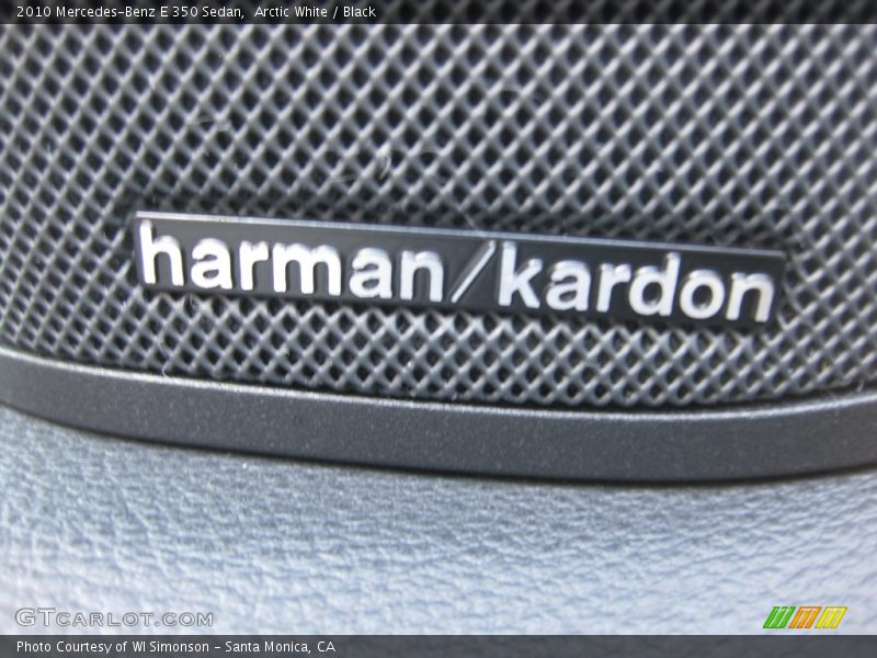 Arctic White / Black 2010 Mercedes-Benz E 350 Sedan