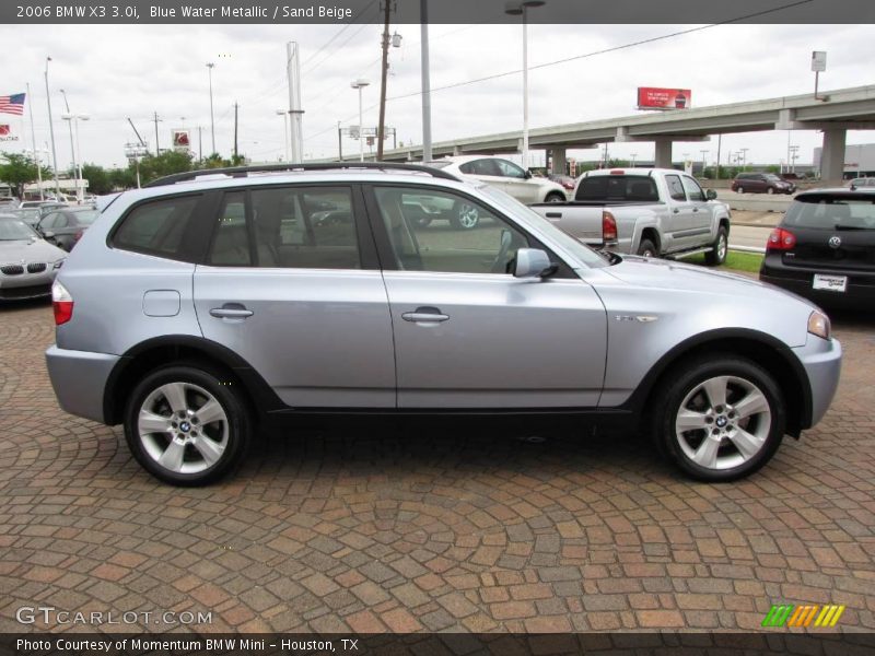 Blue Water Metallic / Sand Beige 2006 BMW X3 3.0i