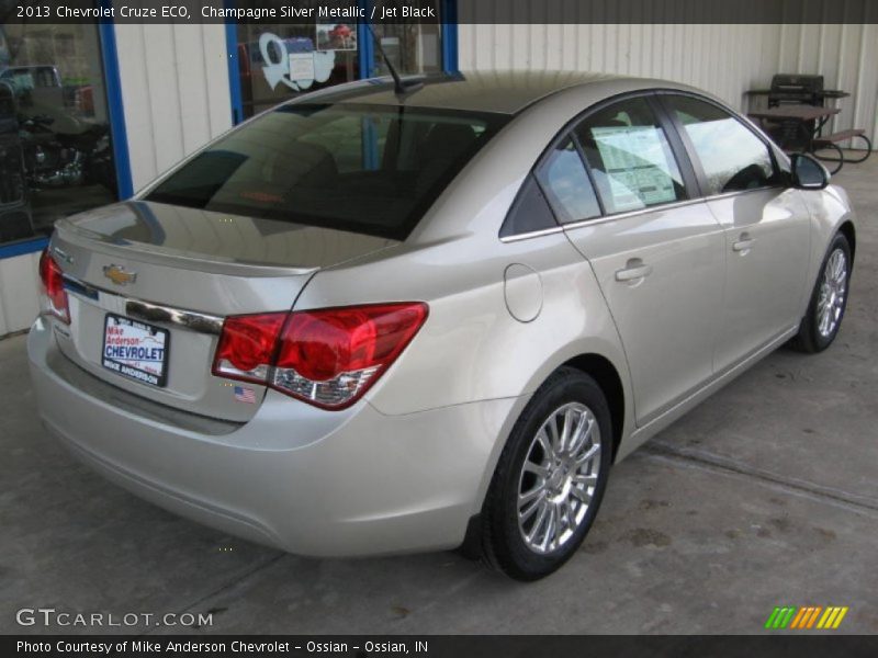 Champagne Silver Metallic / Jet Black 2013 Chevrolet Cruze ECO